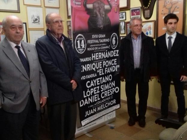 Presentación ayer del Gran festival taurino de Jaén. 