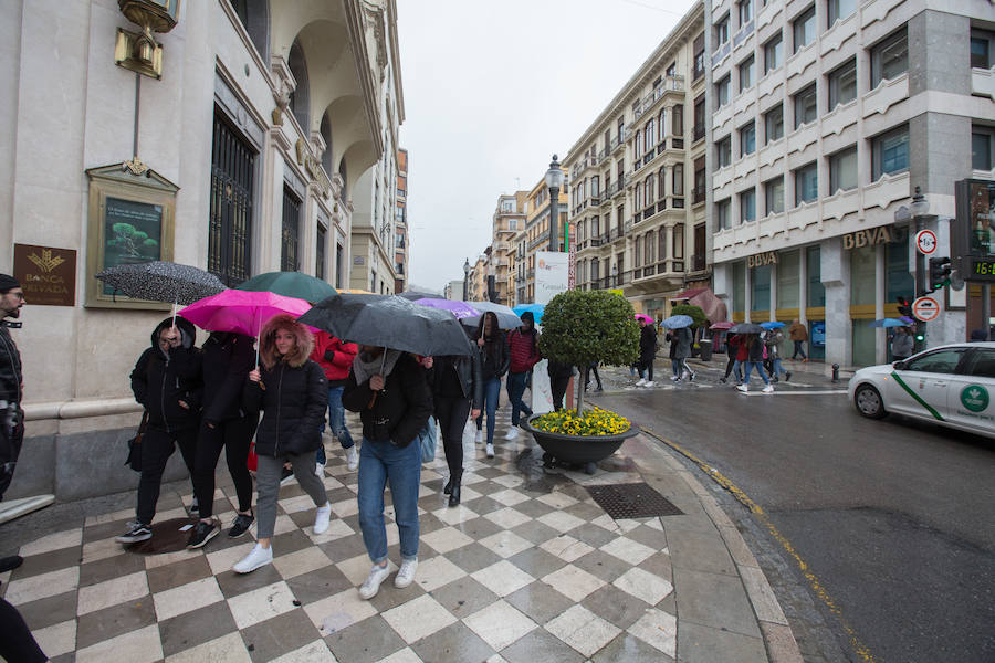 Este martes 20 de marzo ha llovido, casi nevado y ha salido el sol en cuestión de minutos