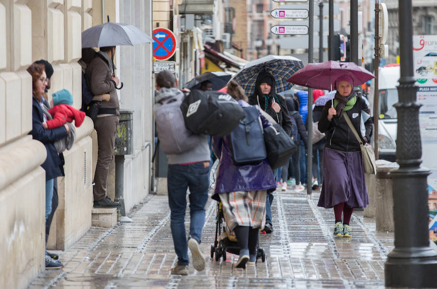 Este martes 20 de marzo ha llovido, casi nevado y ha salido el sol en cuestión de minutos