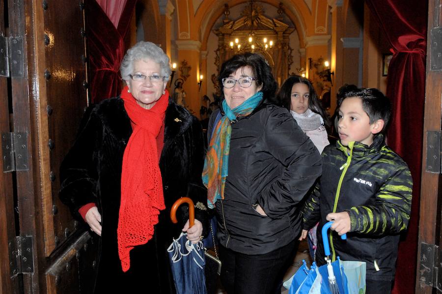 Trasladan la imagen de San Blas de Dúrcal a su ermita