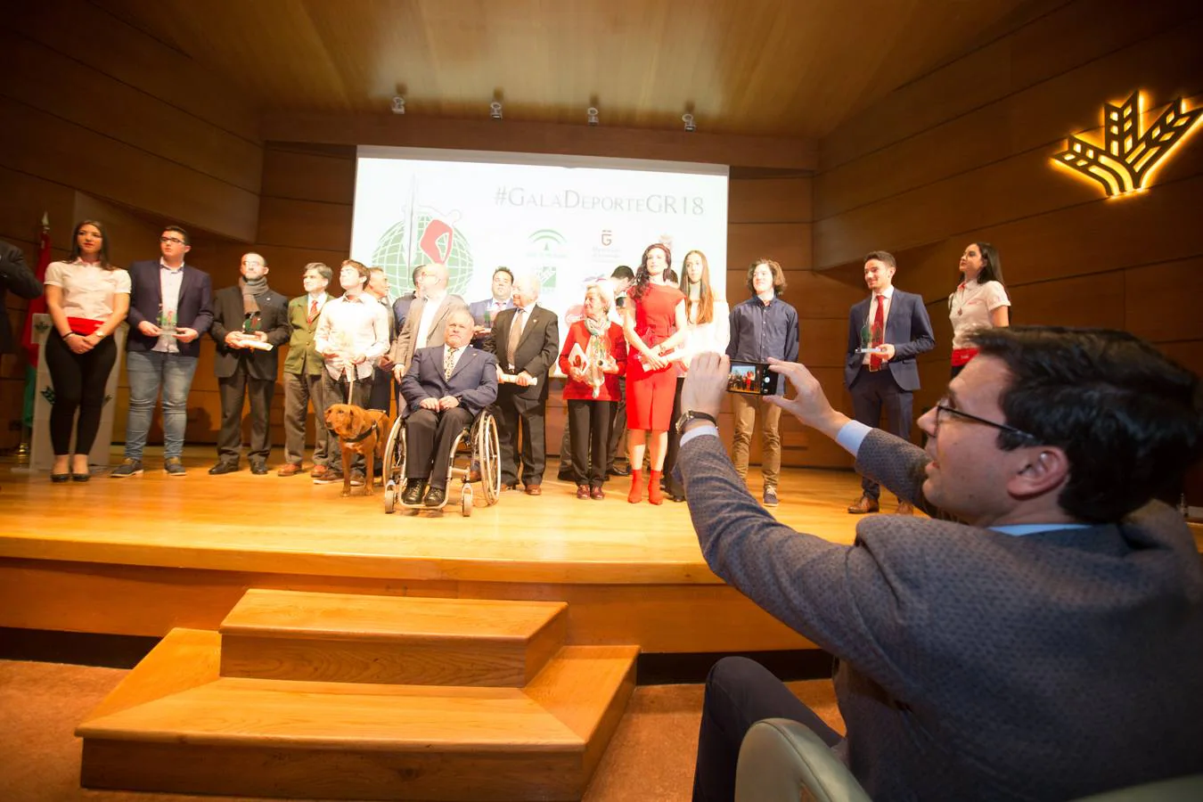 La Asociación Española de la Prensa Deportiva en Granada coronó anoche en el Auditorio de Caja Rural a los mejores atletas del 2017