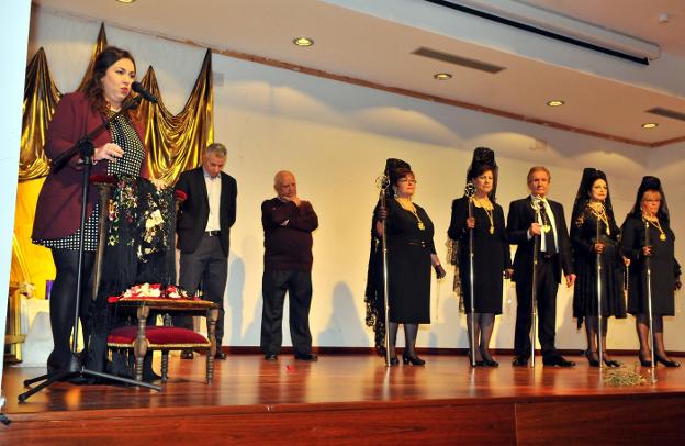 Encuentro cofrade de mayores en el Pósito.
