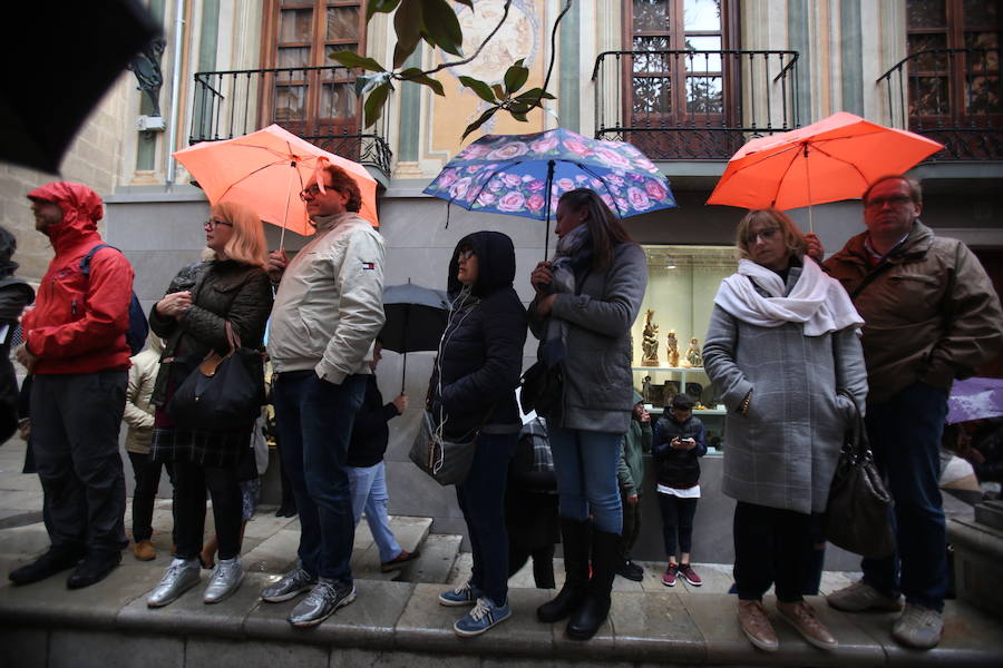 La jornada del Domingo de Ramos, pendiente del tiempo