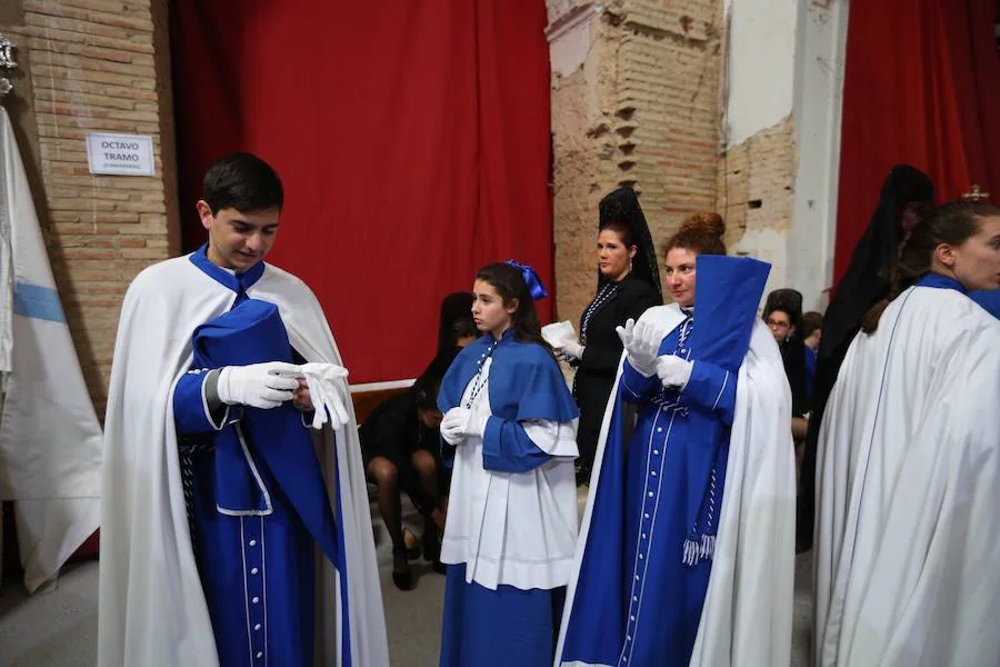 La hermandad tendría que haber puesto su Cruz de Guía en la puerta de la iglesia de San Andrés a las 16.00 horas