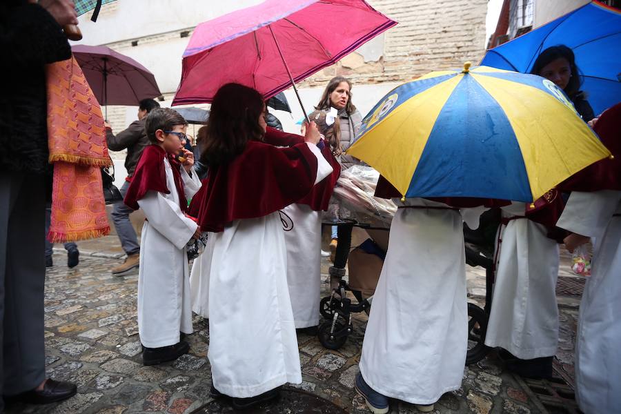 La Hermandad tuvo que cancelar su estación de penitencia por la lluvia