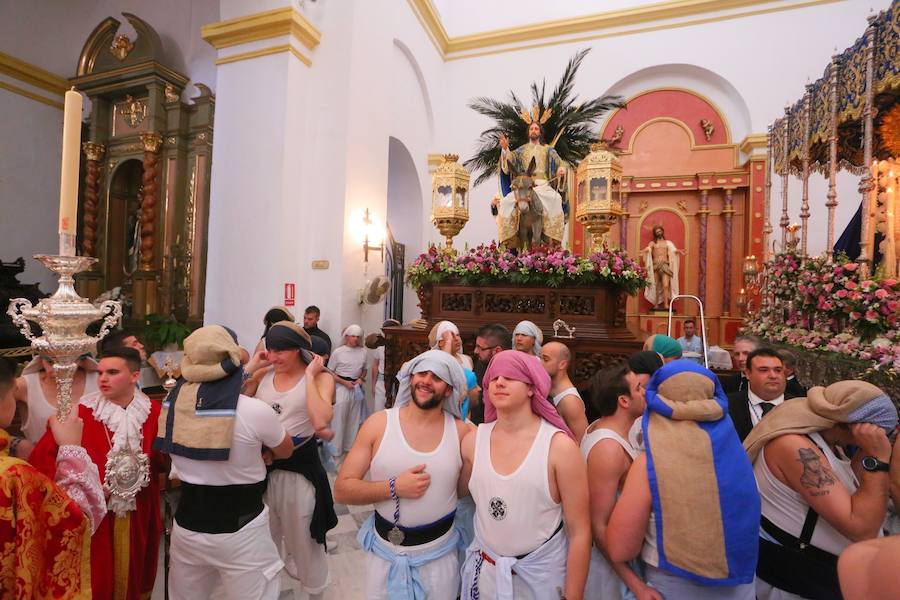 La localidad costera vive su Domingo de Ramos