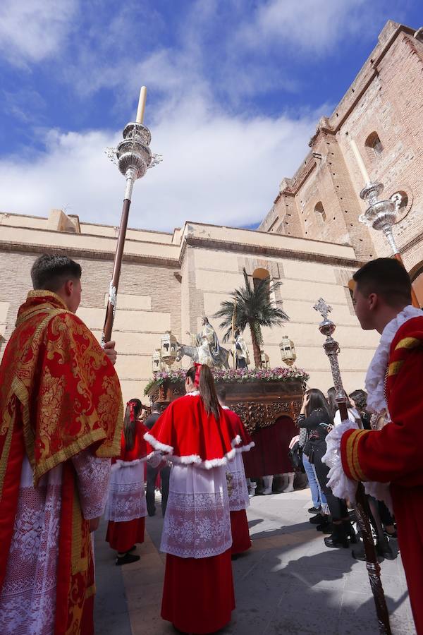 La localidad costera vive su Domingo de Ramos