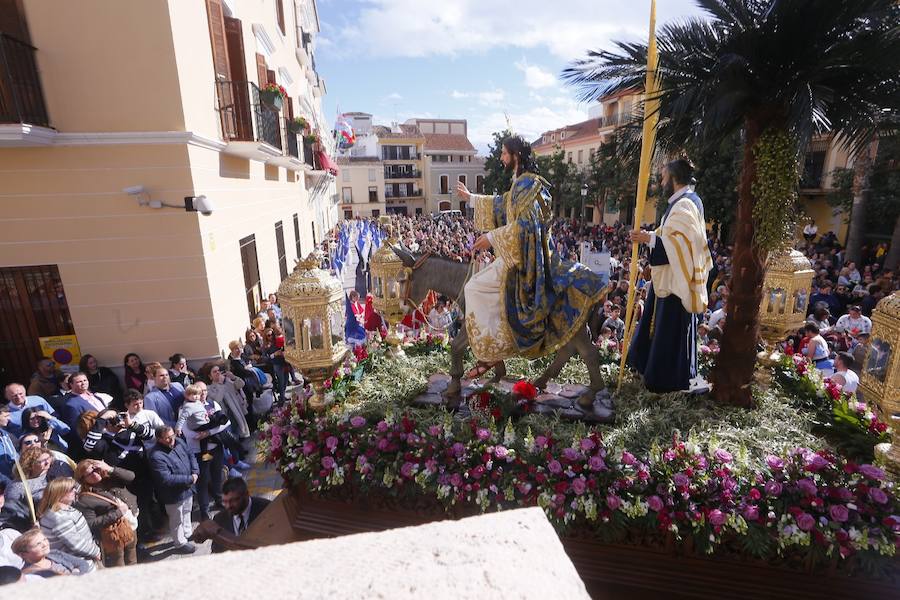 La localidad costera vive su Domingo de Ramos