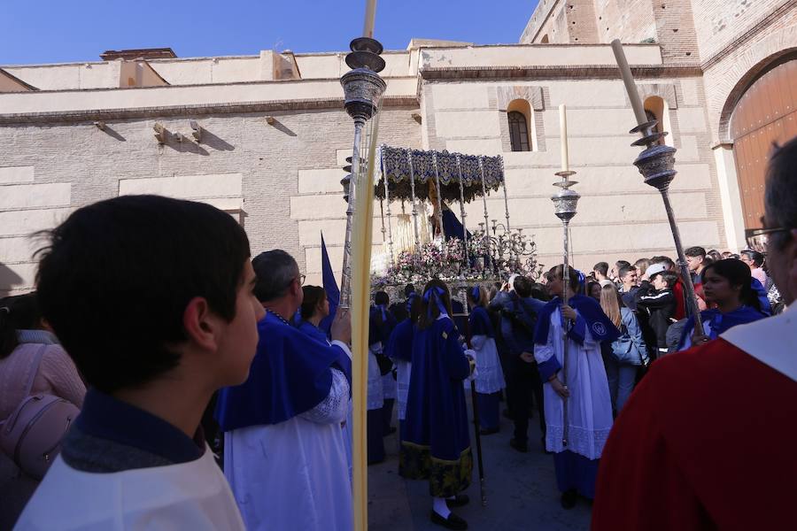 La localidad costera vive su Domingo de Ramos