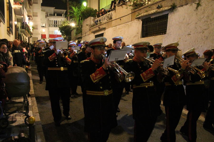 Como novedad, la cofradía cuenta con la presencia de la Banda de Cornetas y Tambores y Escuadra de Gastadores Antiguos Caballeros Legionarios de Torremolinos