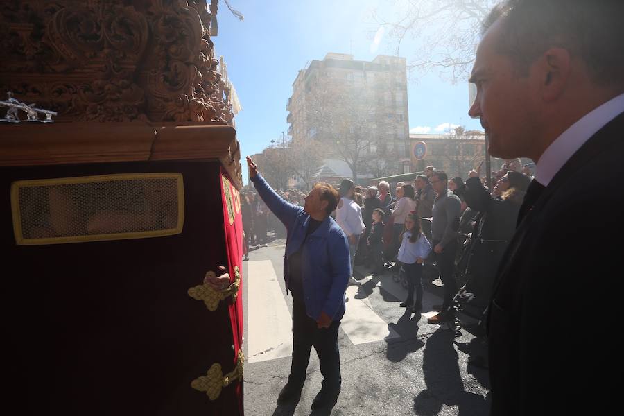 El Cristo del Trabajo, en la calle. 