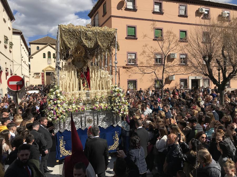 Nuestra Señora de la Luz, por las calles de la ciudad. 