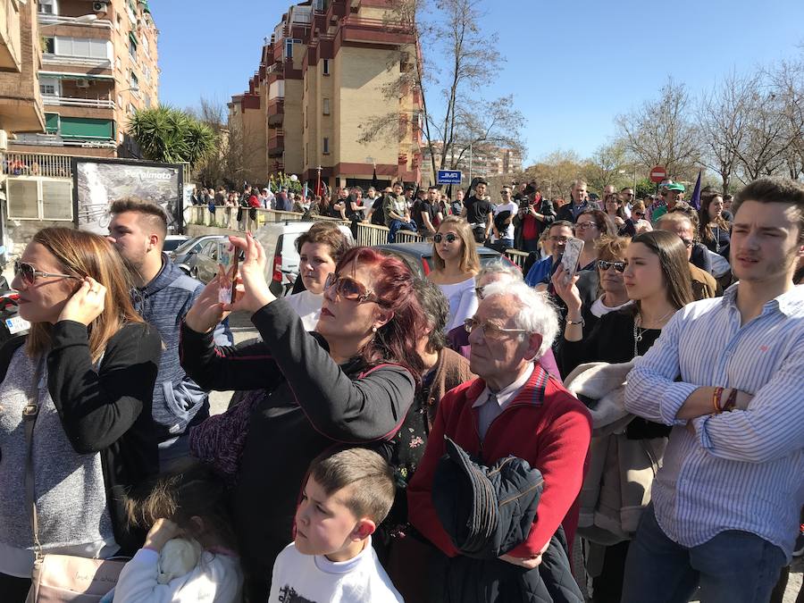 El Cristo de la Lanzada y María Santísima de la Caridad abren el Martes Santo desde la parroquia de Nuestra Señora de los Dolores