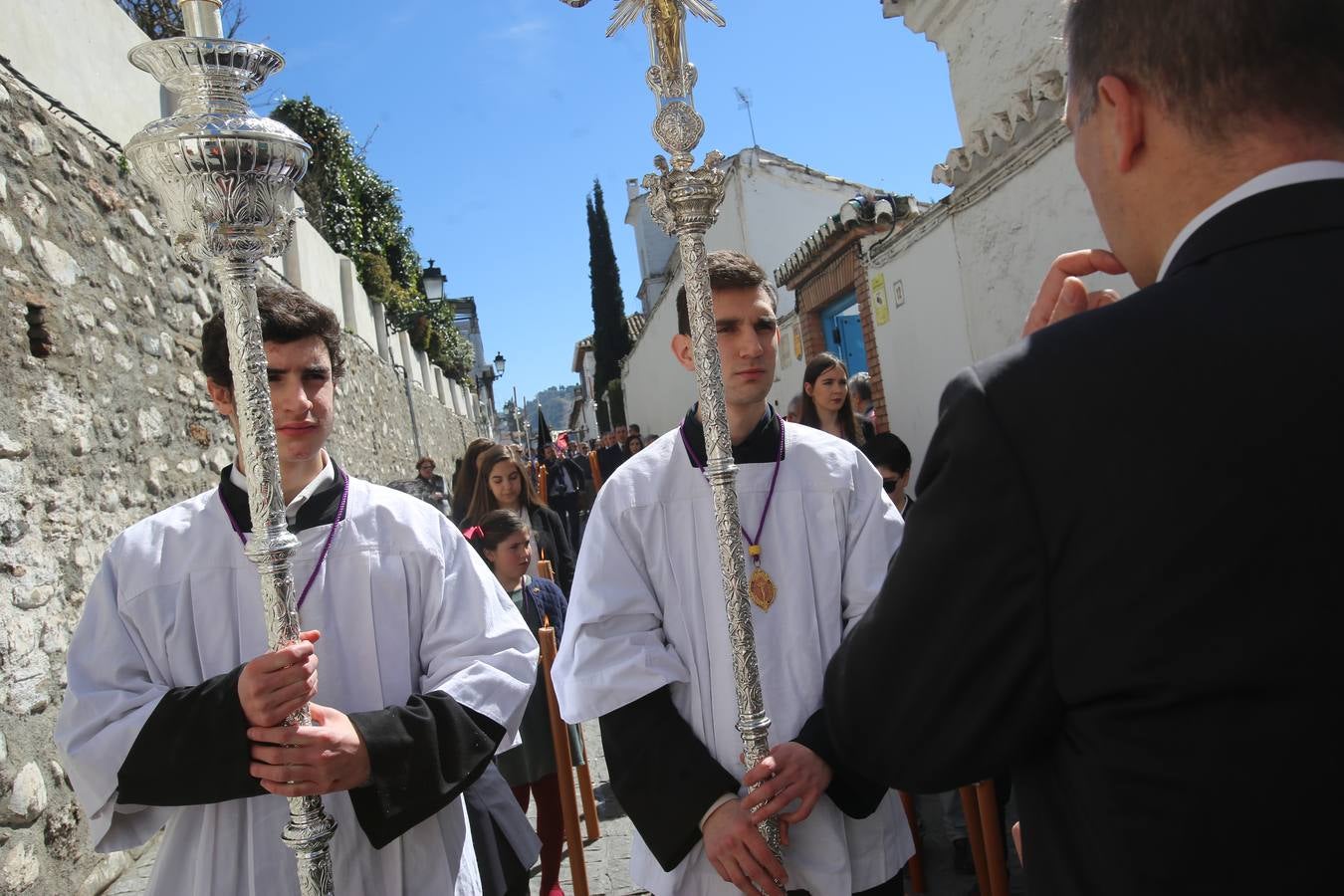 Traslado de la imagen del Cristo de la Misericordia desde el Albaicín al templo de San Pedro