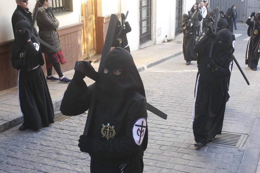 Solemne estación de penitencia de la hermandad del Santísimo Cristo del Mar, Nuestra Señora de las Lágrimas y San Juan Evangelista en el Monte Calvario