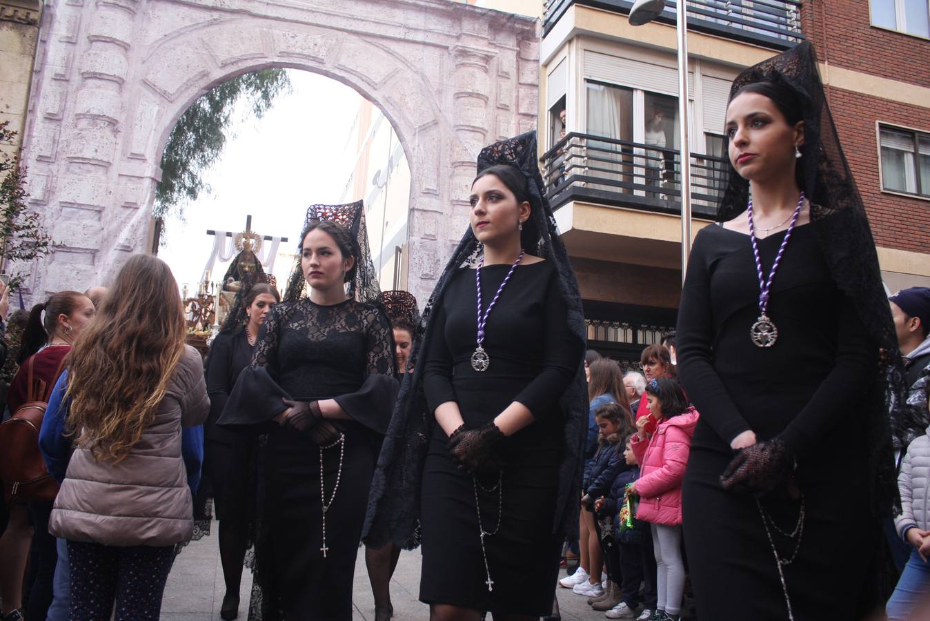 La hermandad recorre el casco histórico de Almería