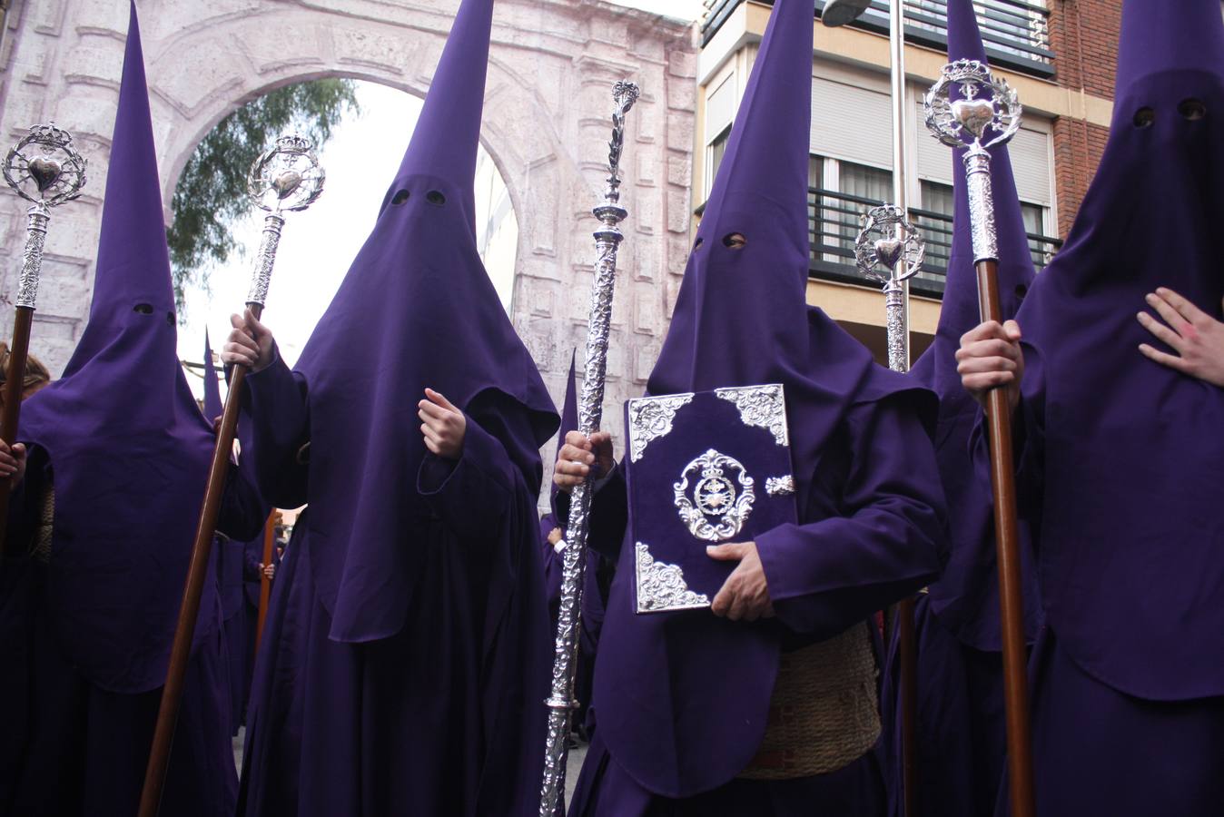 La hermandad recorre el casco histórico de Almería