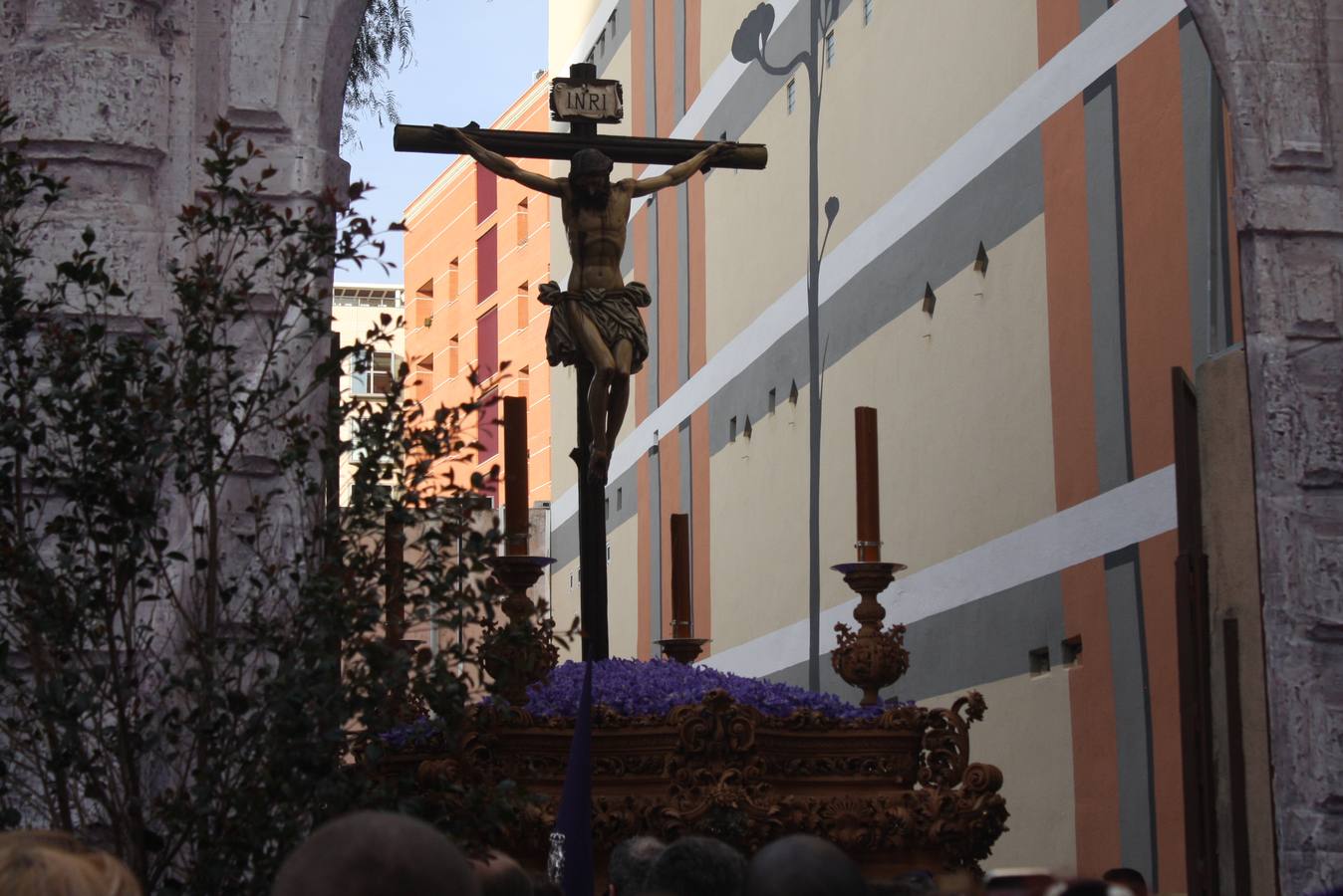 La hermandad recorre el casco histórico de Almería