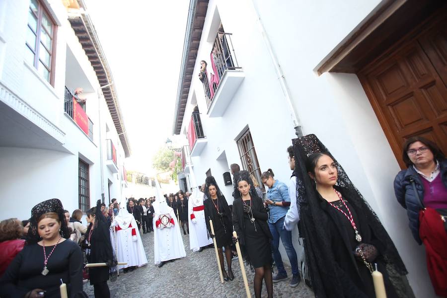 La hermandad de Nuestro Padre Jesús del Perdón y María Santísima de la Aurora Coronada procesiona este Jueves Santo