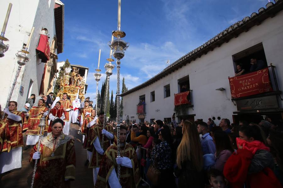 La hermandad de Nuestro Padre Jesús del Perdón y María Santísima de la Aurora Coronada procesiona este Jueves Santo