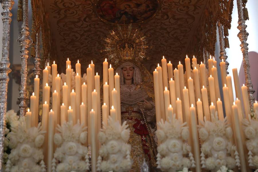 La hermandad de Nuestro Padre Jesús del Perdón y María Santísima de la Aurora Coronada procesiona este Jueves Santo