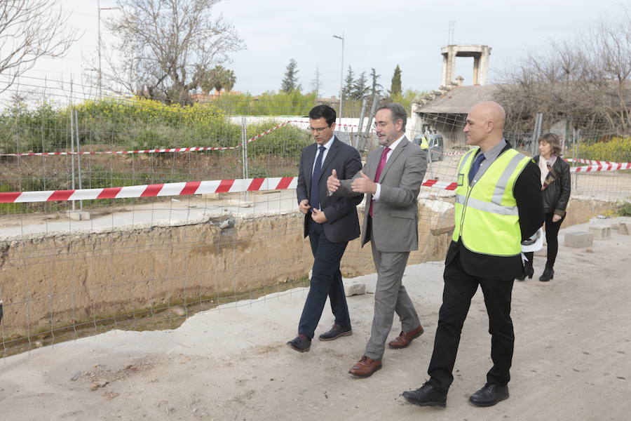 El derribo de los viejos pabellones de Mondragones permitirá crear el primer parque arqueológico romano de Granada