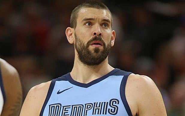 Marc Gasol, con gesto serio. 
