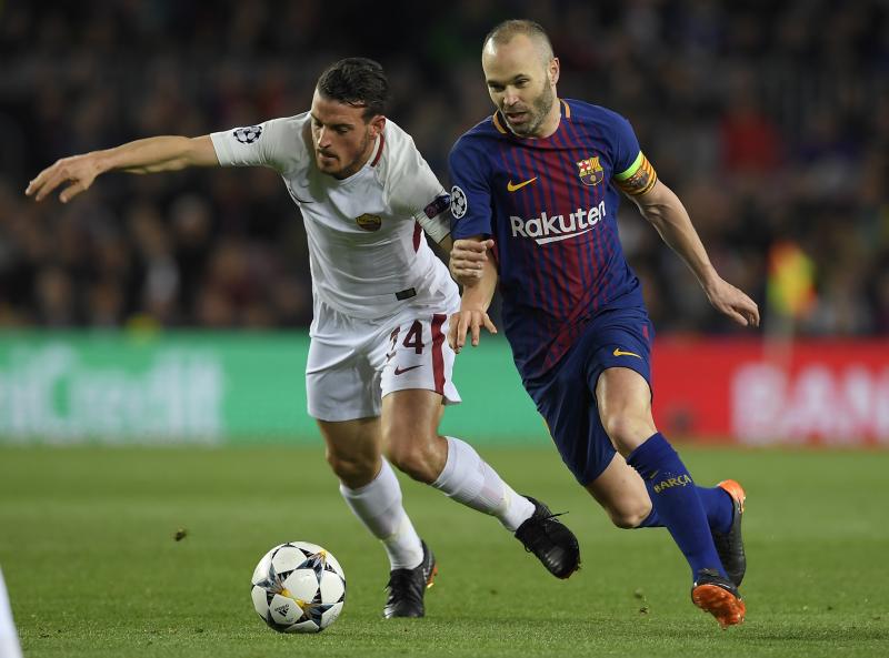 Encuentro de ida de los cuartos de final de la Champions League