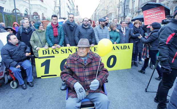 Convocan una manifestación en Granada para este domingo contra el «aislamiento ferroviario»