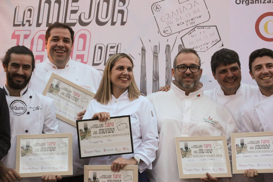 Sancho Original gana la primera edición del concurso gastronómico, que distingue a Puesto 43 con el premio especial 'Sabor Granada'