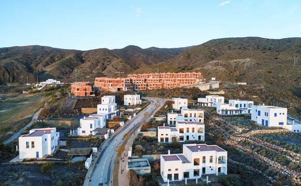 Urbanización en Mojácar.