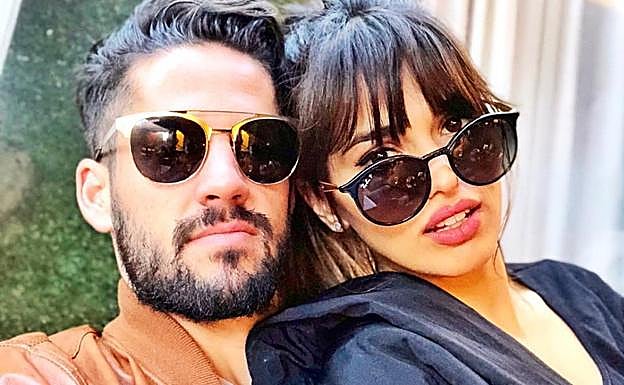 Sara Sálamo luce sexy la ropa de Isco Alarcón