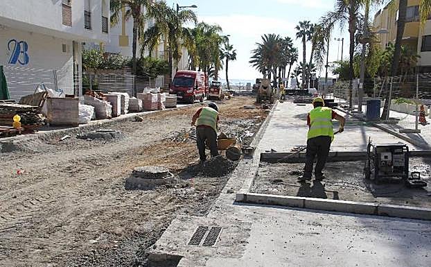 La avenida Rey Juan Carlos en una imagen de archivo de 2015, cuando aún estaba en obras. 