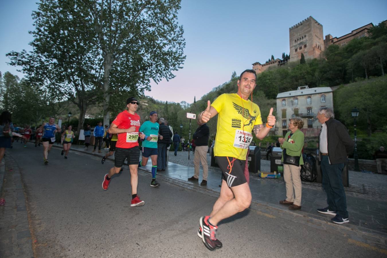 Aquí puedes ver unas maravillosas estampas de la carrera del pasado sábado en Granada