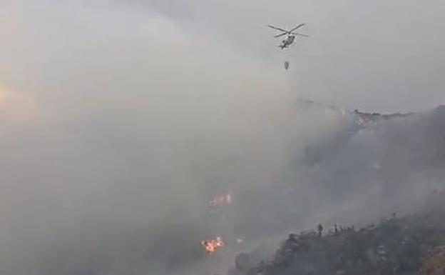 Controlado el incendio declarado en el paraje Barranco de la Mula en Níjar