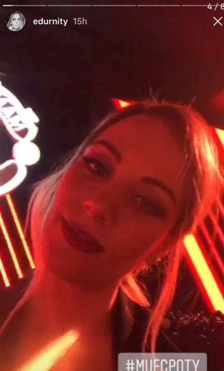 Fotos: Las fotos de Edurne en los premios anuales del Manchester