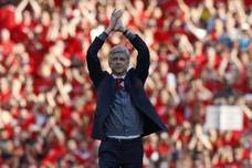 Arsène Wenger, en su despedida como técnico del Arsenal.