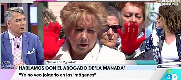 El aplaudido e implacable 'zasca' de Toñi Moreno al abogado de 'La Manada'