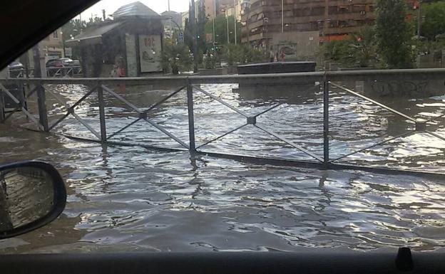 Incidencias en la capital y en la provincia por las lluvias.