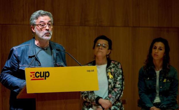 El diputado de la CUP Carles Riera.