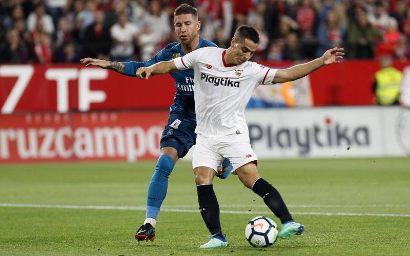 El Sevilla y el Real Madrid se enfrentaron en el Sánchez Pizjuán en el partido correspondiente a la 34ª jornada de Liga, aplazado por la disputa de la final de Copa.