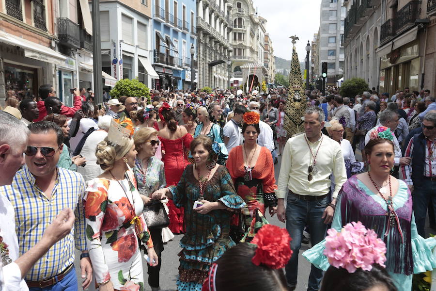 A las 11 se ha celebrado la tradicional misa de romeros en la iglesia de San Pedro