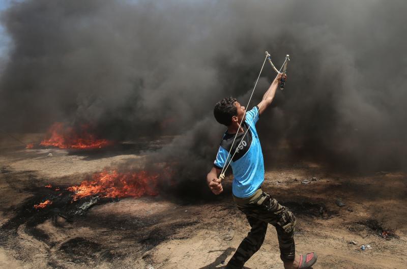 Más de cuarenta muertos y más de un millar de fallecidos en Gaza, en las protestas contra la embajada de EE UU en Jerusalén