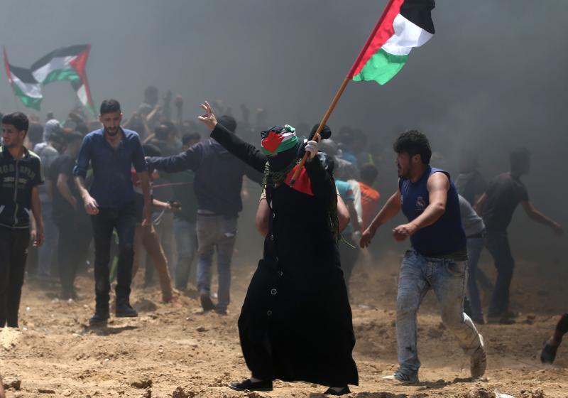 Más de cuarenta muertos y más de un millar de fallecidos en Gaza, en las protestas contra la embajada de EE UU en Jerusalén