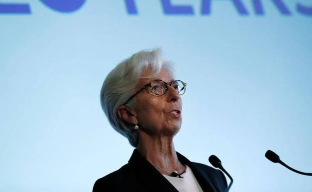 La directora gerente del FMI, Christine Lagarde