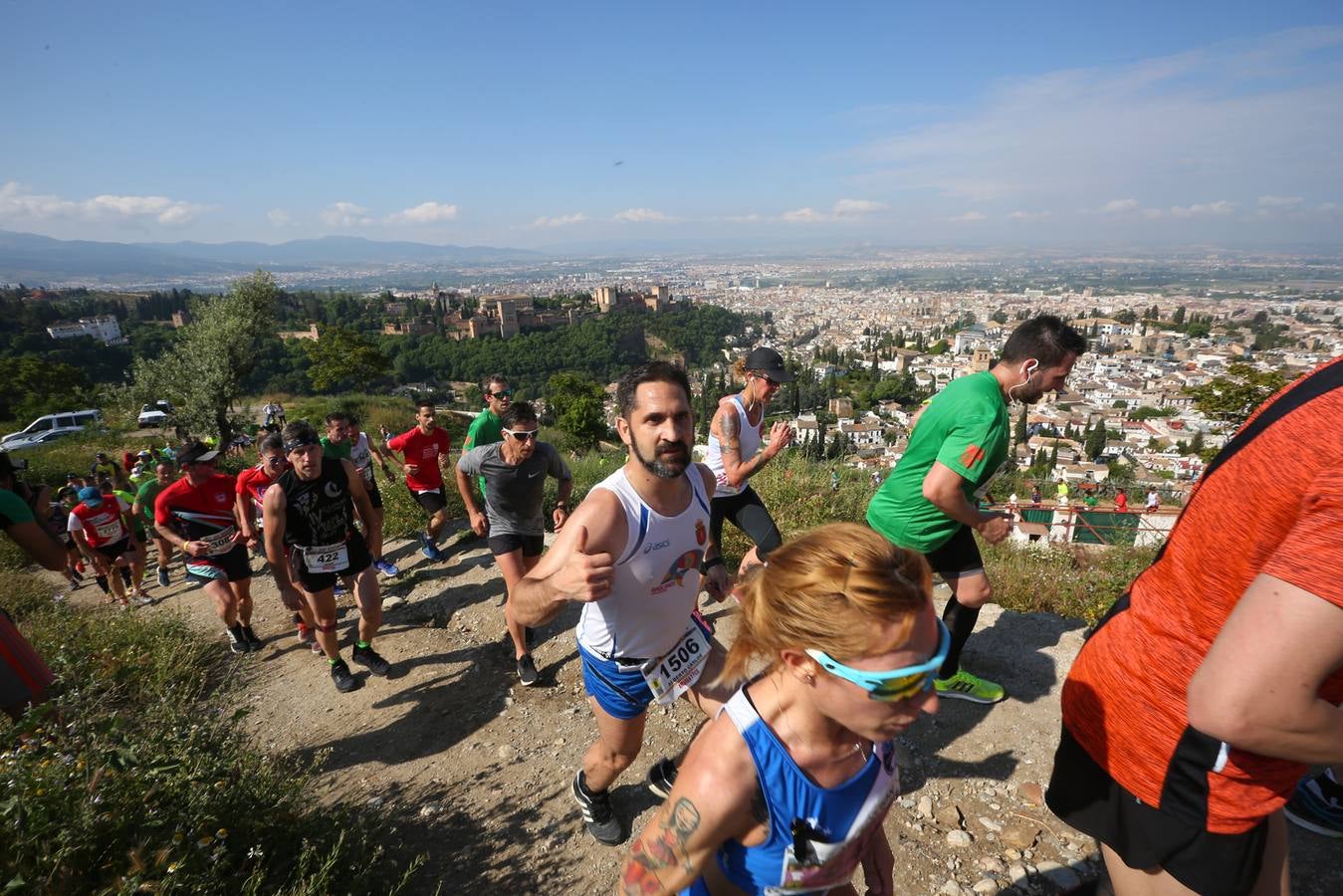 Sólo cuatro de los 3.000 participantes lograron bajar de la hora por la exigencia del recorrido