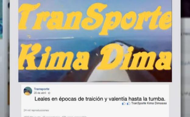 «Lealtad y valentía hasta la tumba»: así se anuncian en Facebook como los mejores transportistas de droga 