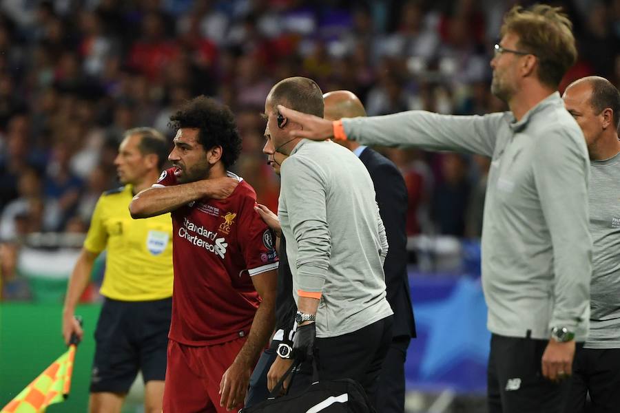 Las mejores imágenes de la final de la Champions League disputada en Kiev entre el Real Madrid y el Liverpool. 