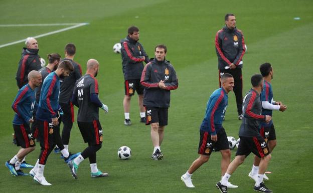 La selección se entrena en la Ciudad del Fútbol. 