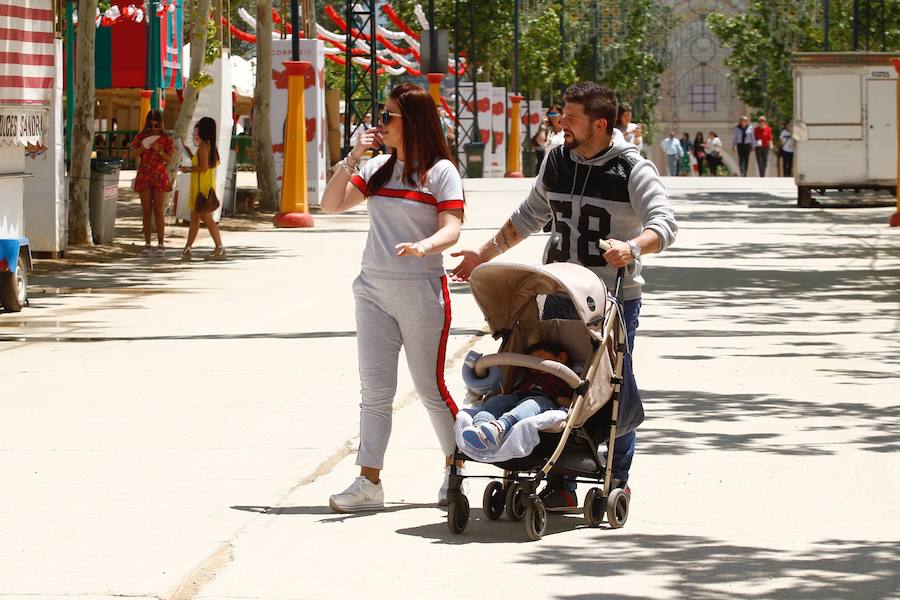 Este es el ambiente que presenta en estos momentos el ferial del Corpus